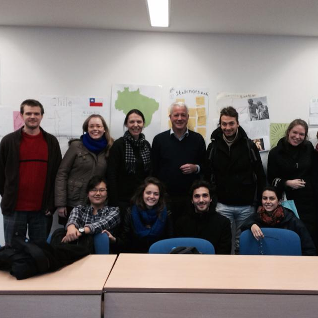 Photo of Gabriela Caesar and friends during summer language course in Kassel